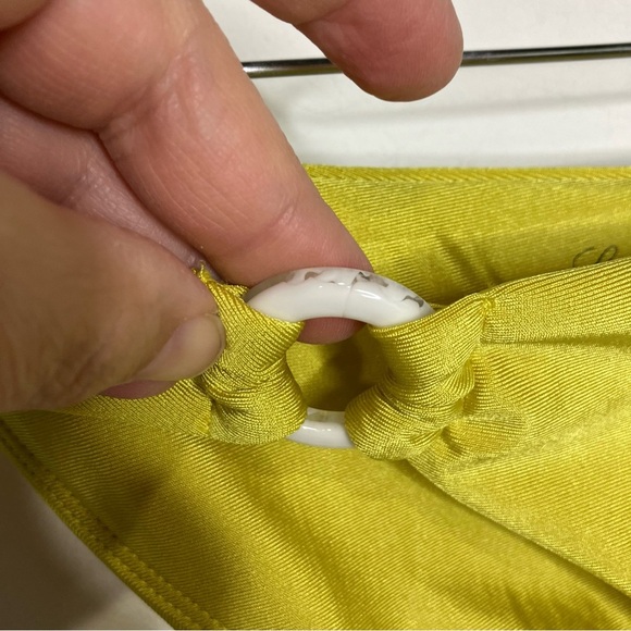 Lovers + friends bikini bottoms greenish yellow new without tags women’s small - Picture 3 of 5